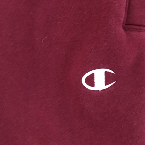NEW BURGUNDY LOGO CHAMPION REVERSE WEAVE JOGGER - Picture 2 of 6